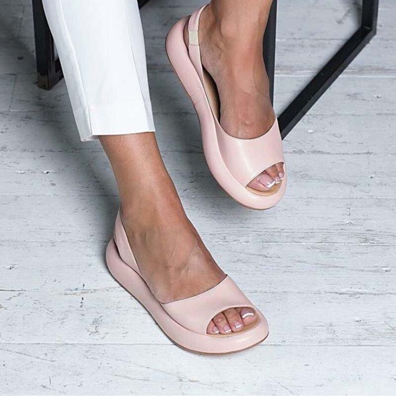 Elegante Schlichte Sommersandalen