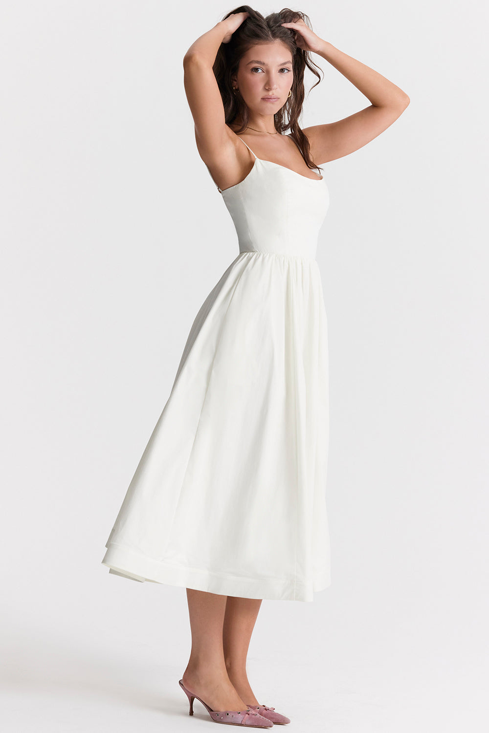Bequemes, Fließendes Midikleid