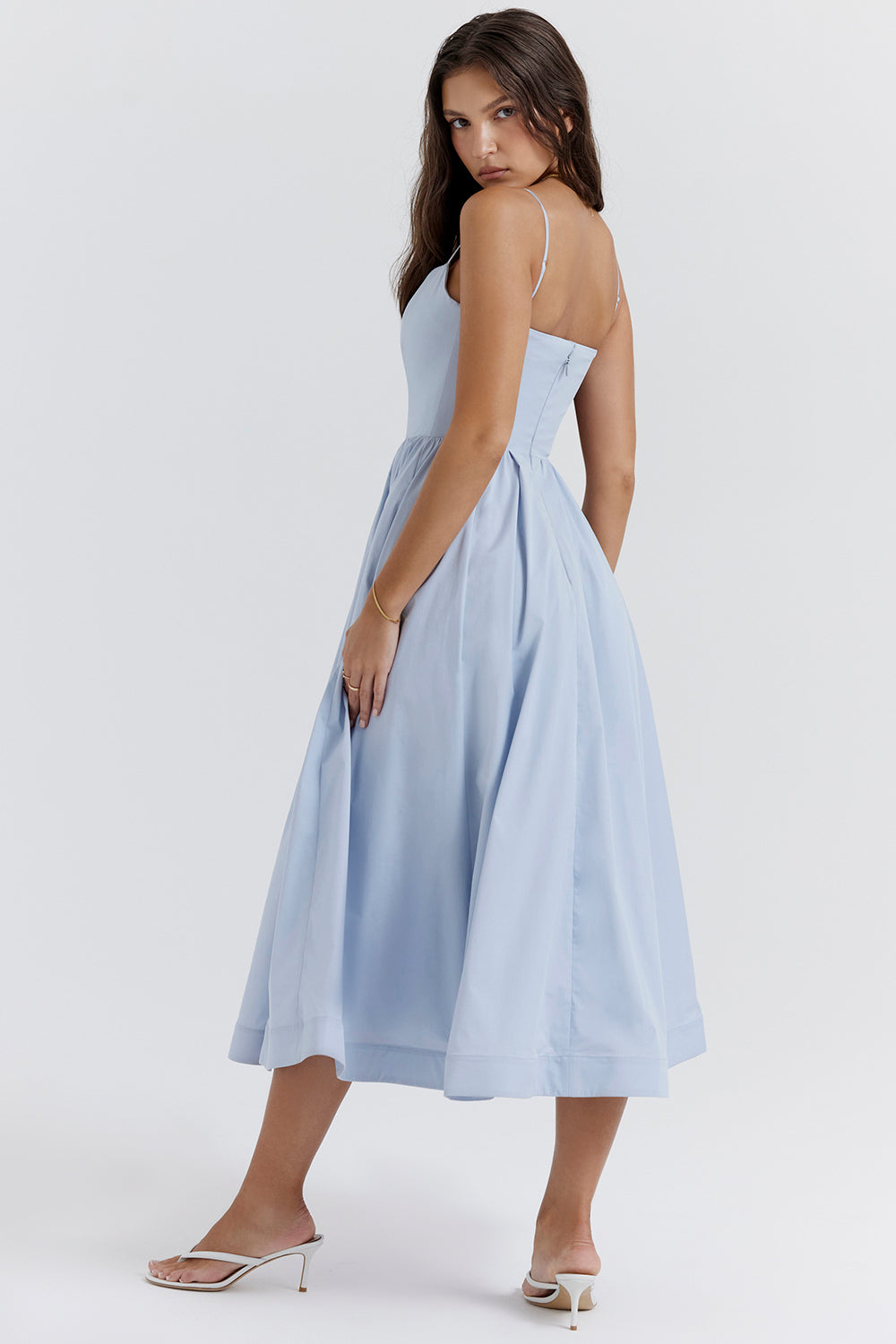 Bequemes, Fließendes Midikleid