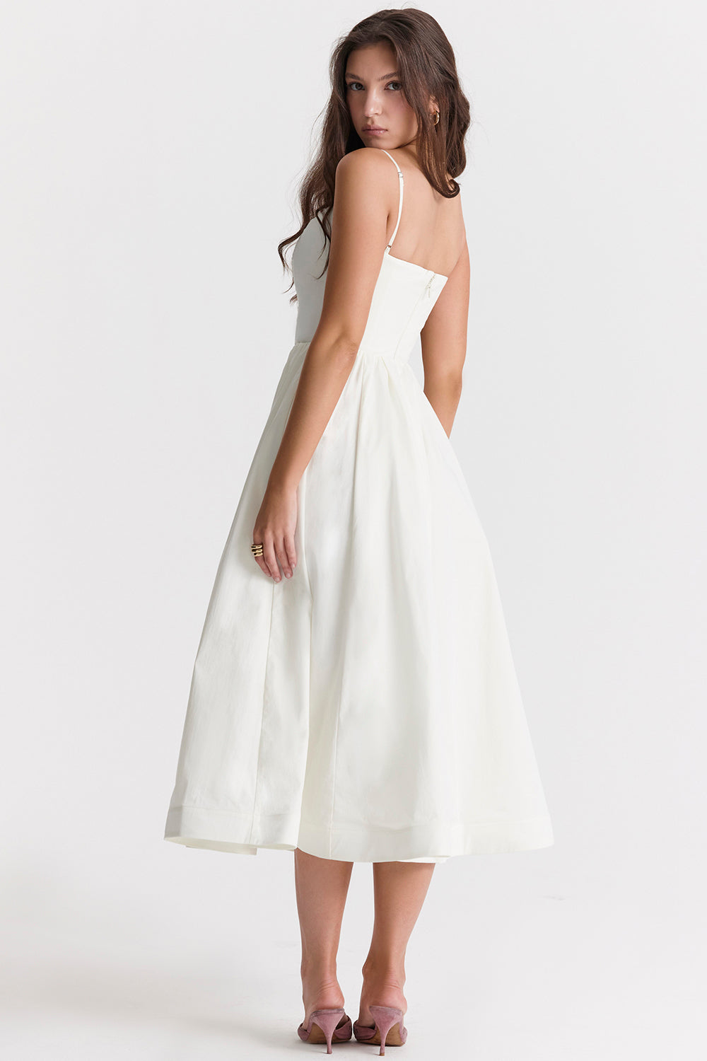 Bequemes, Fließendes Midikleid
