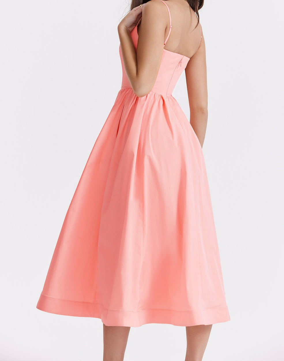 Bequemes, Fließendes Midikleid