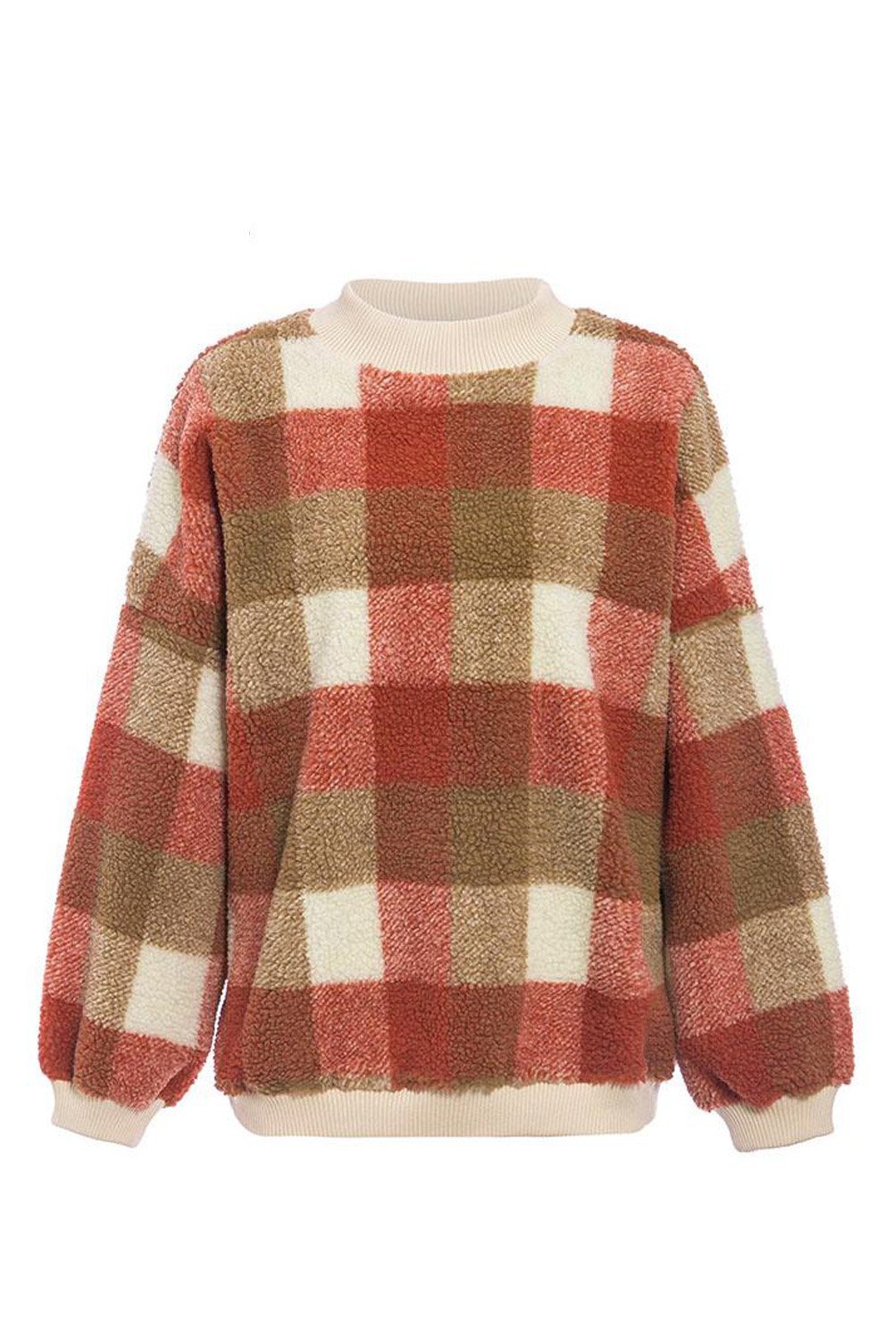 Stylischer Pullover Mit Karomuster
