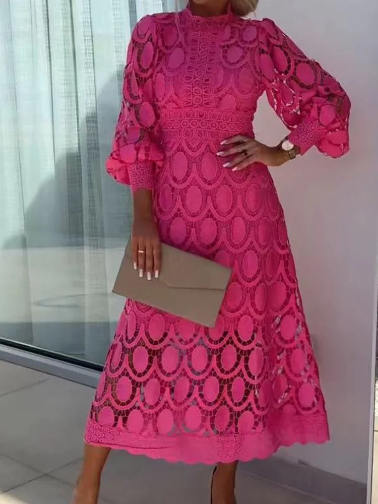 Elegantes Spitzenkleid