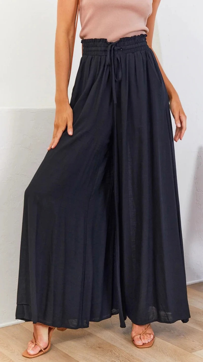 Sommerhose Aus Leinen Mit Schlag