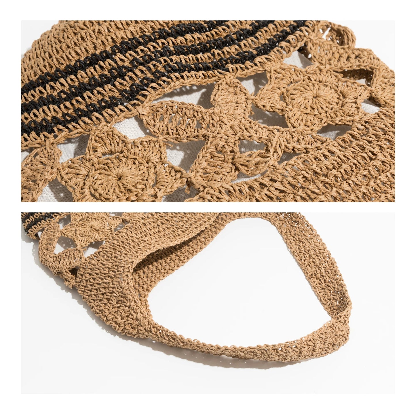Strohtasche Mit Elegantem Design