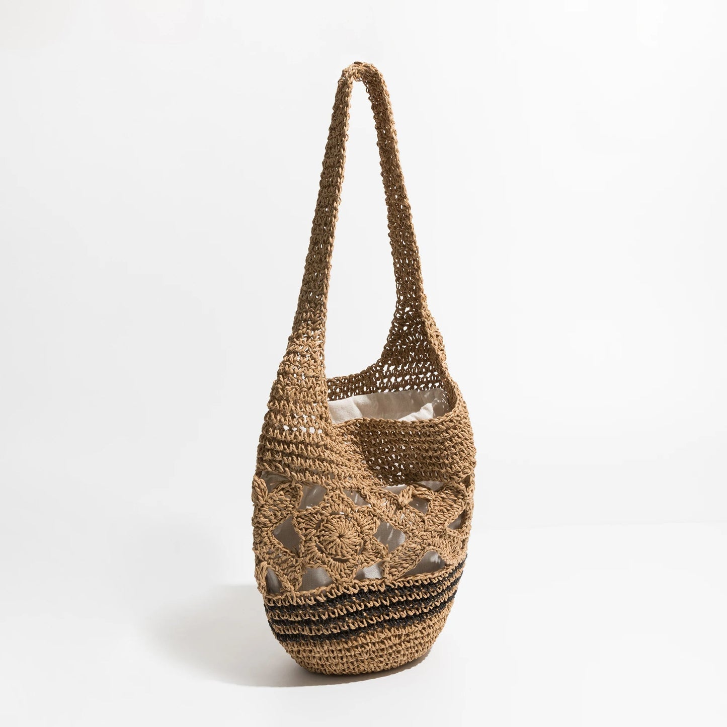 Strohtasche Mit Elegantem Design