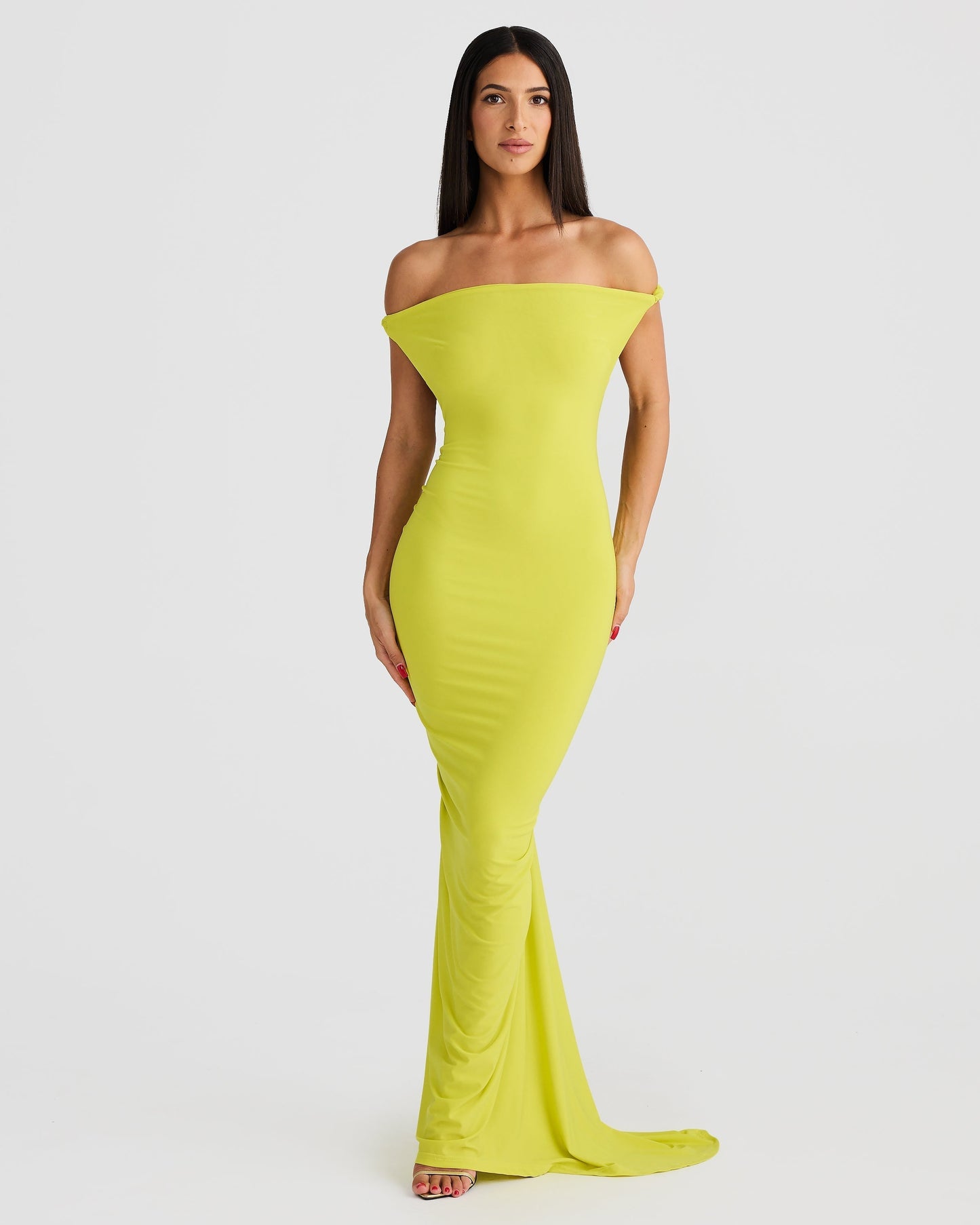 Rückenfreies Maxikleid