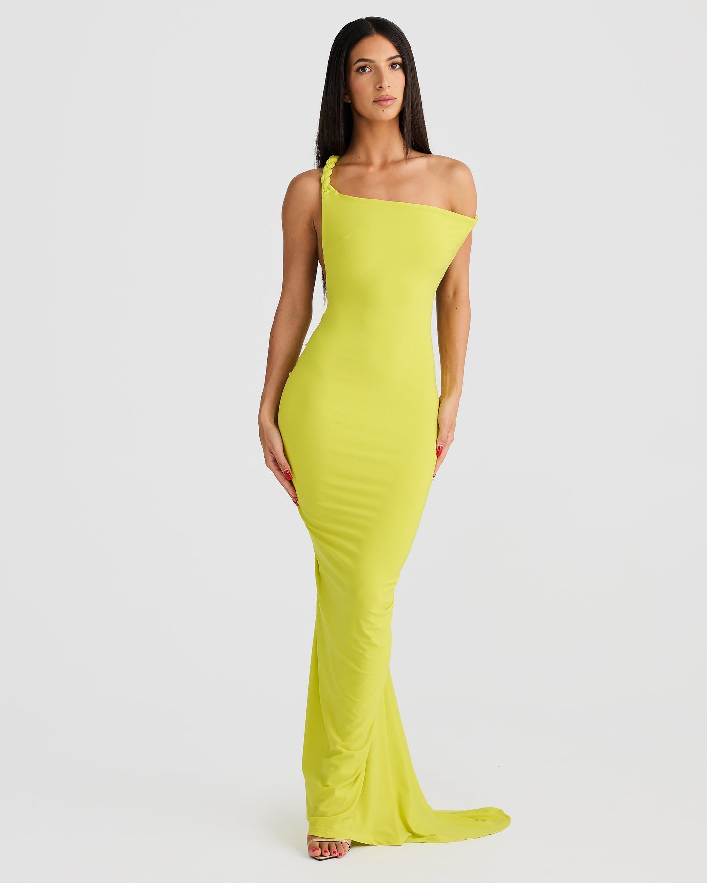 Rückenfreies Maxikleid