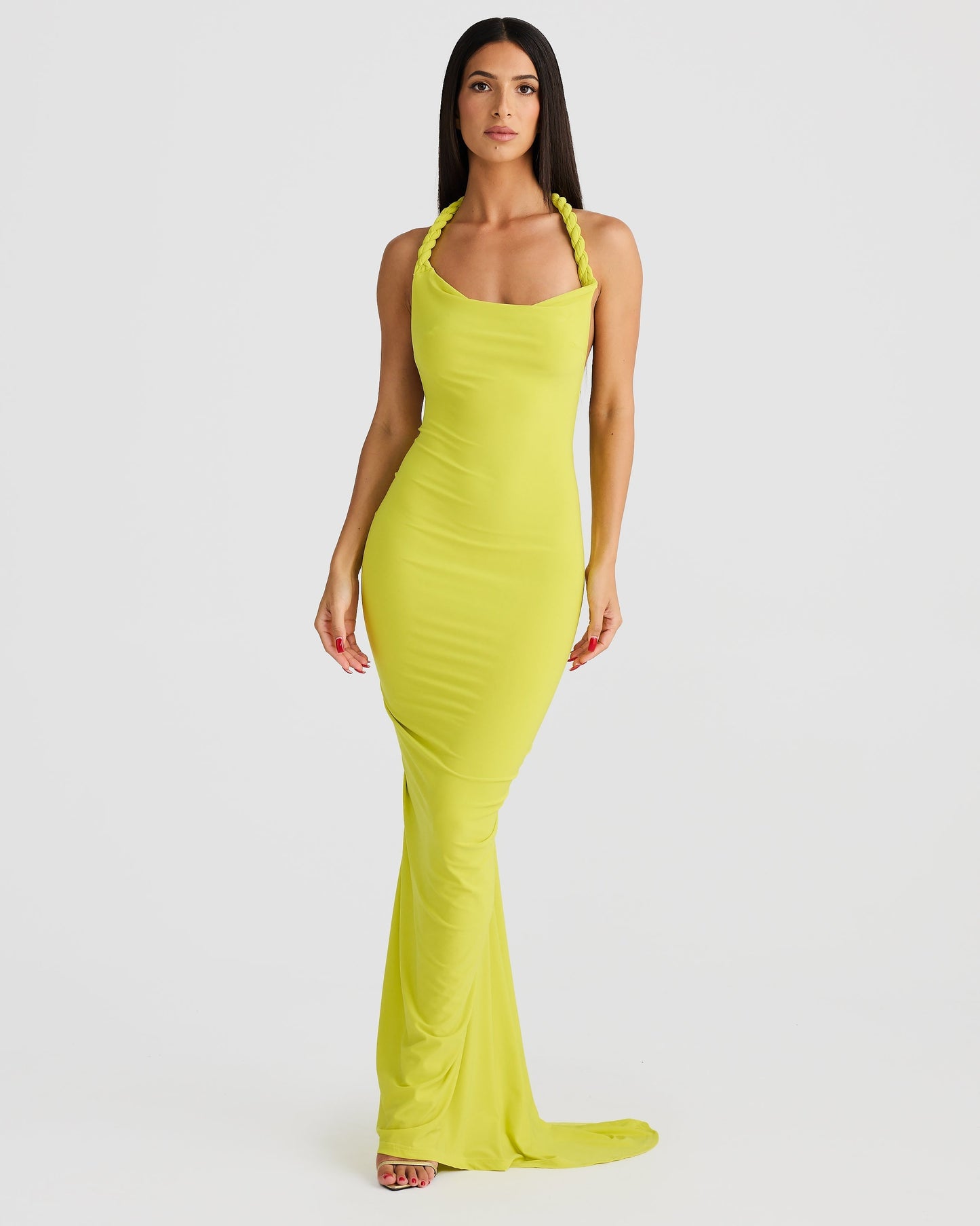 Rückenfreies Maxikleid