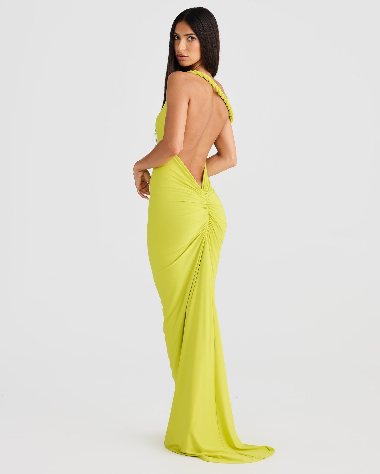 Rückenfreies Maxikleid