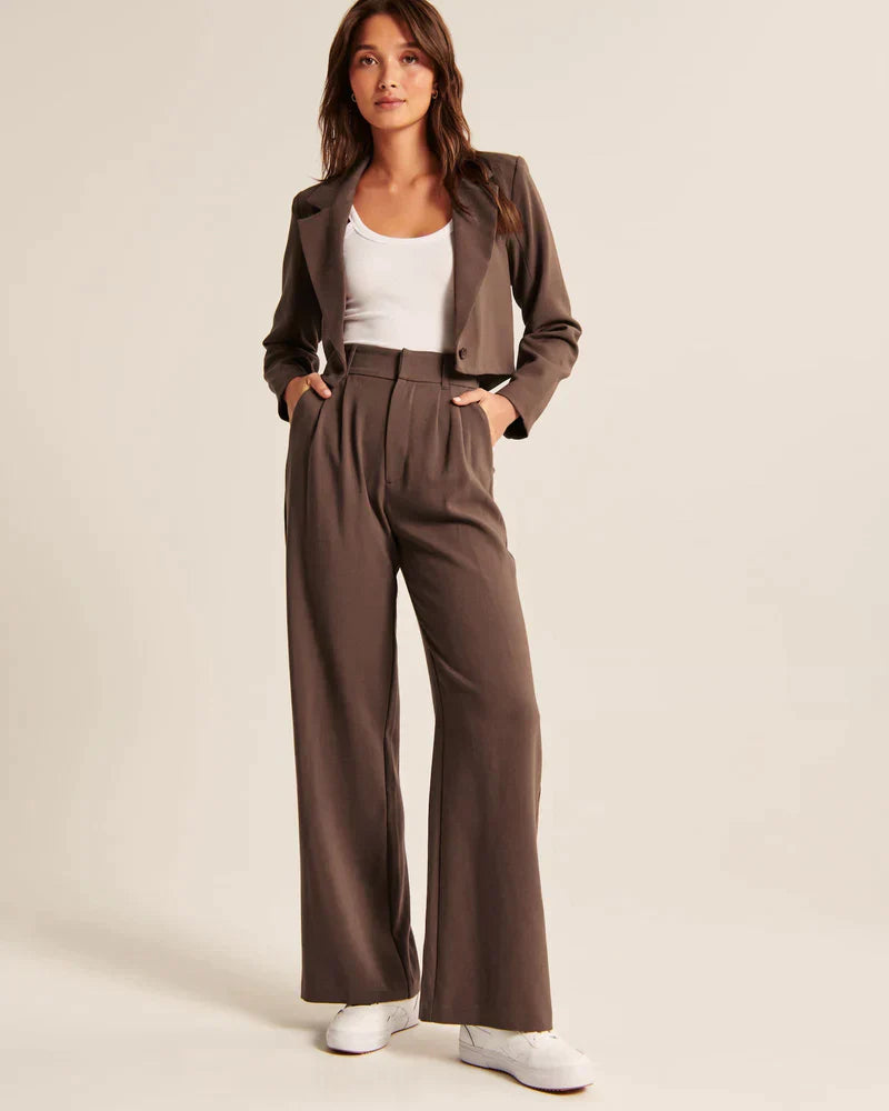 Stylische Design-Stoffhose