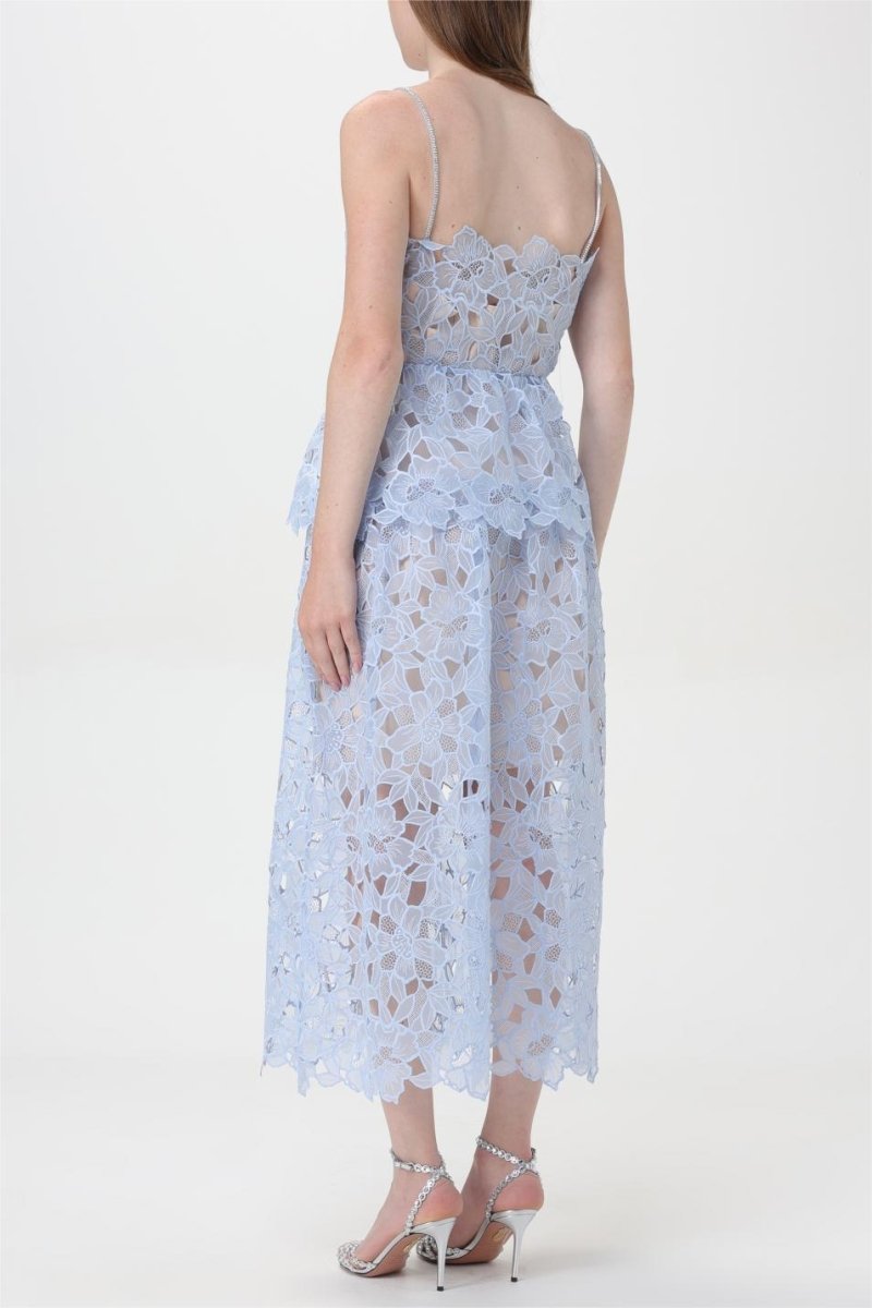 Midi-Unterkleid Mit Spitzenlagen