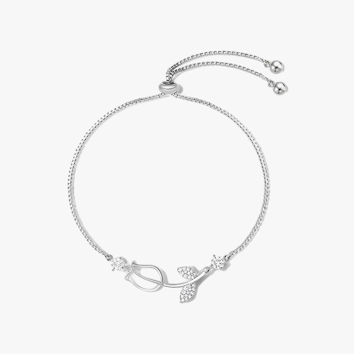 Armband Mit Tulpen-Opal-Blumendetail