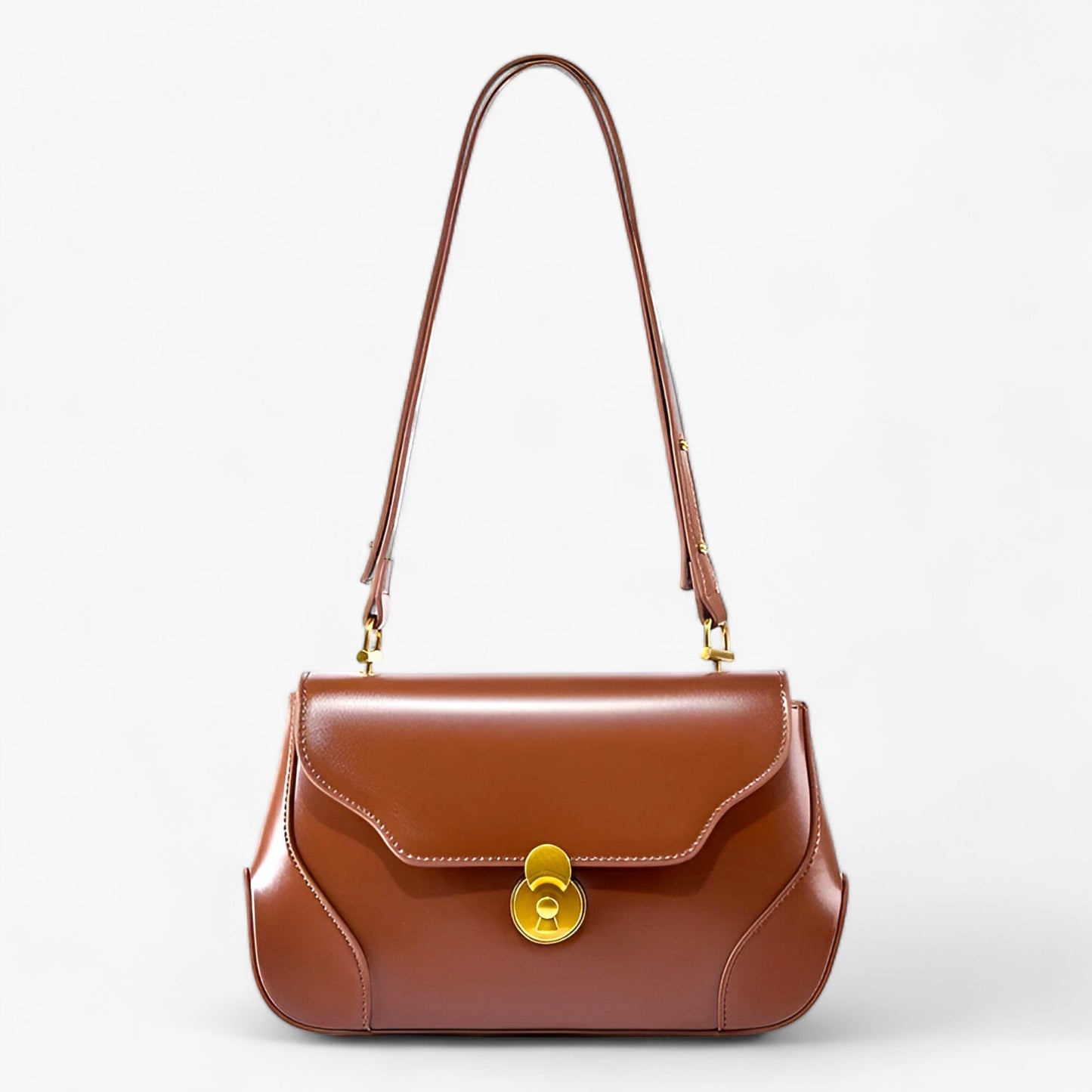 Elegante Design-Ledertasche – Stilvoll Und Funktional