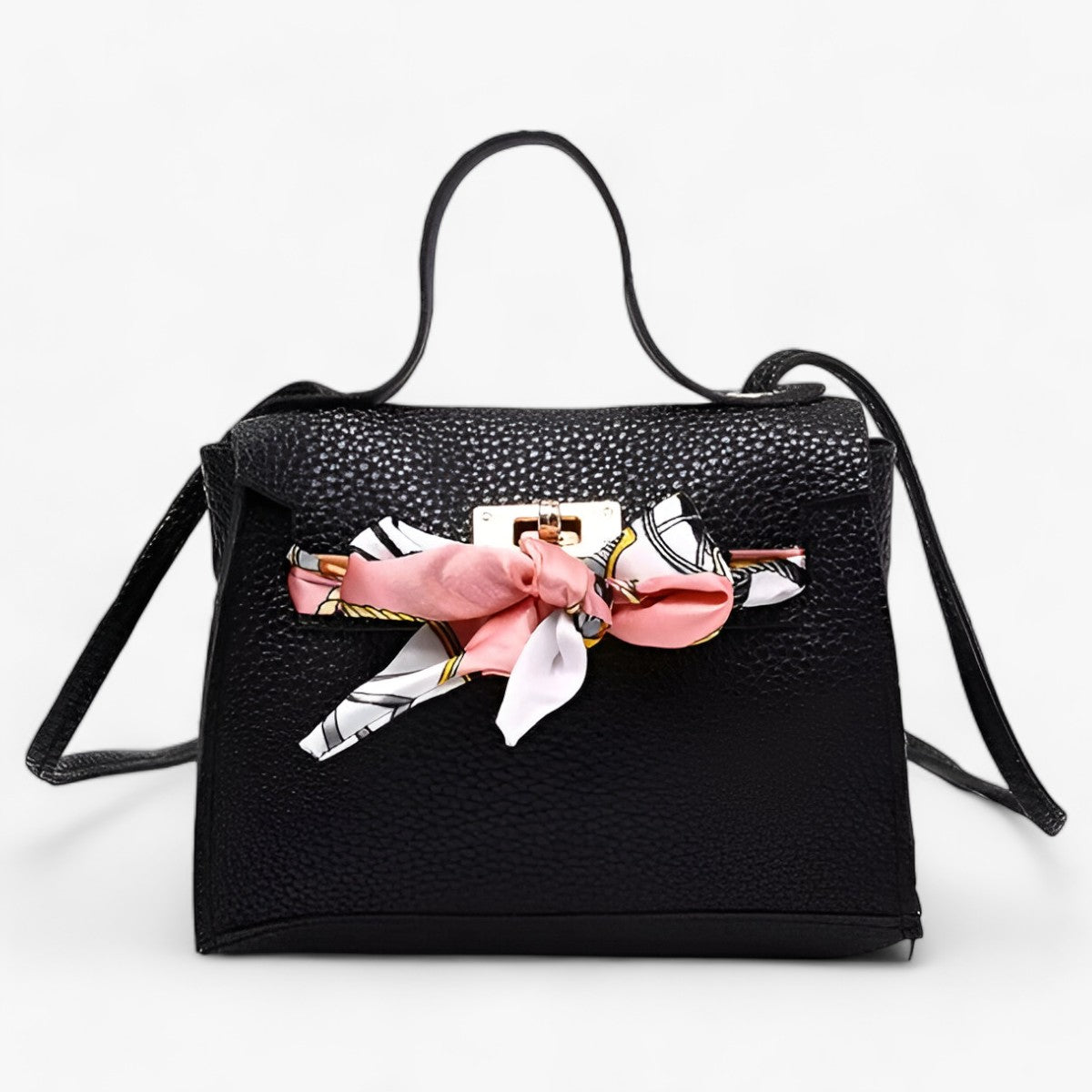 Stylische Tasche Mit Schal-Detail