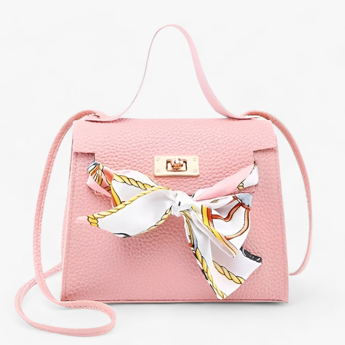 Stylische Tasche Mit Schal-Detail