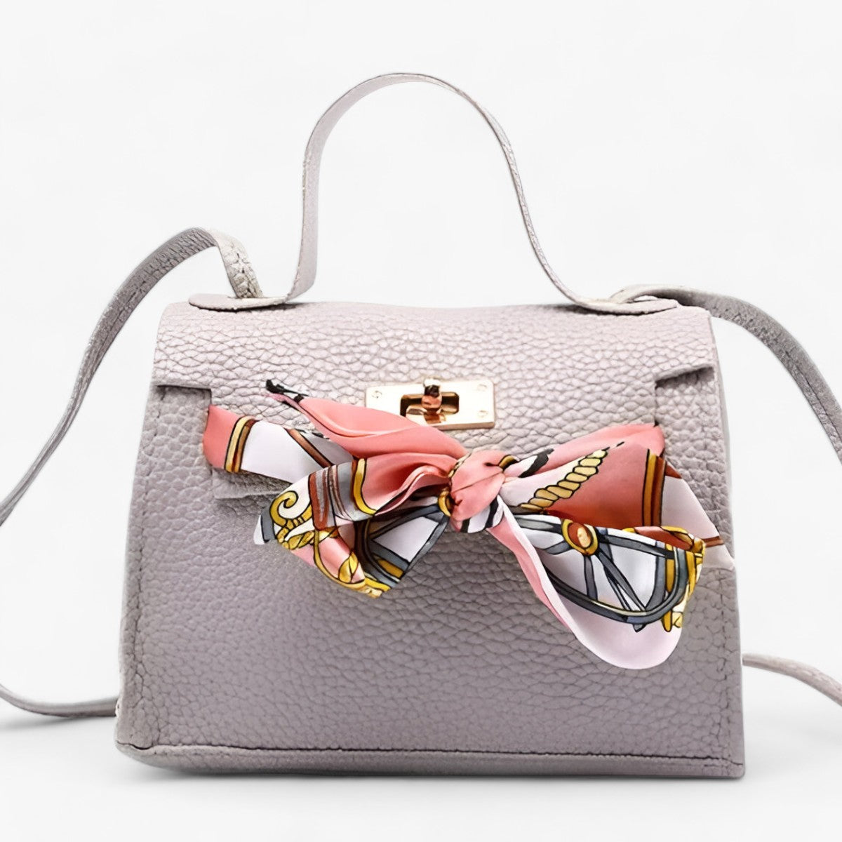 Stylische Tasche Mit Schal-Detail