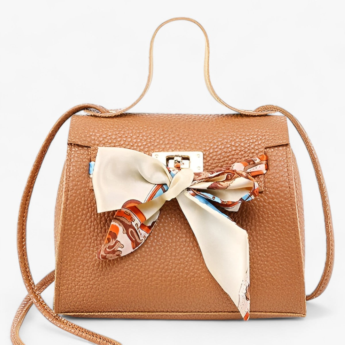 Stylische Tasche Mit Schal-Detail