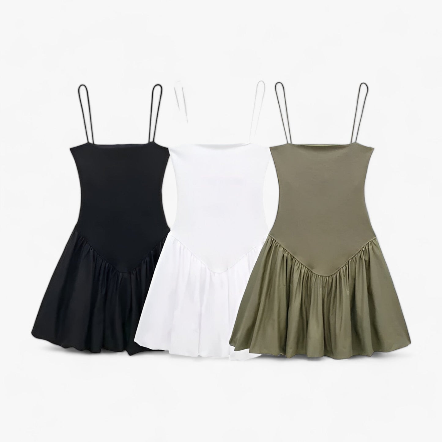 Elegantes Minikleid Mit Dünnen Trägern
