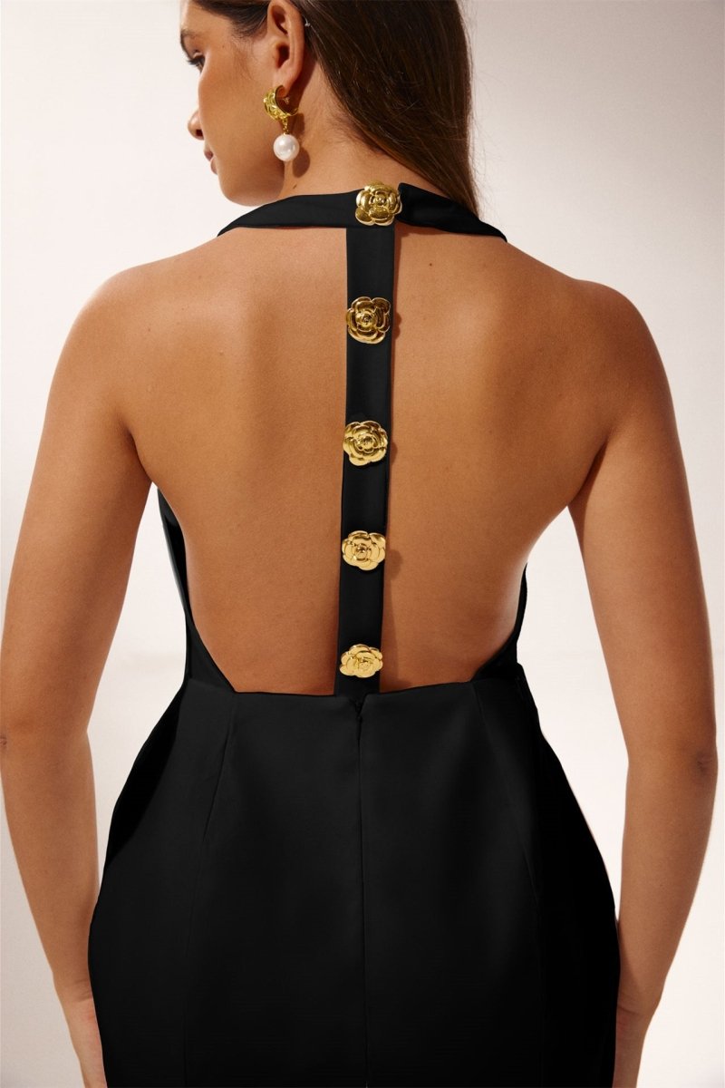 Minikleid Mit T-Rücken-Detail