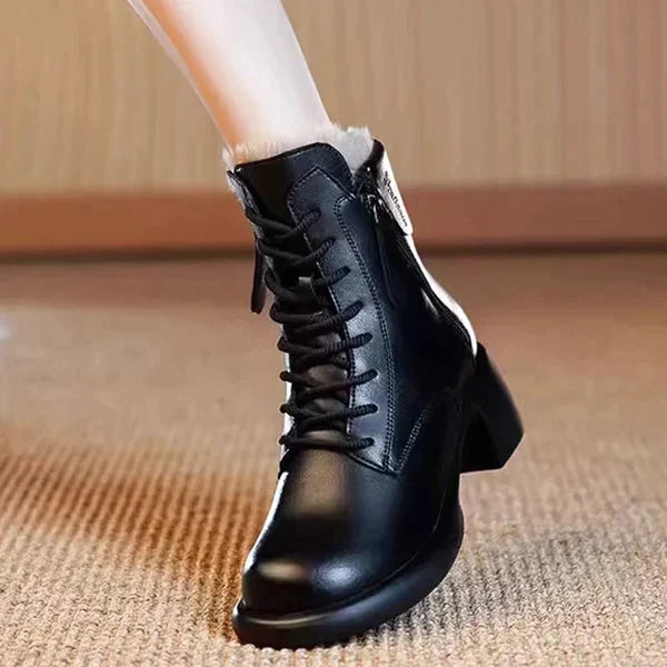 Stilvolle Stiefel Mit Reißverschluss