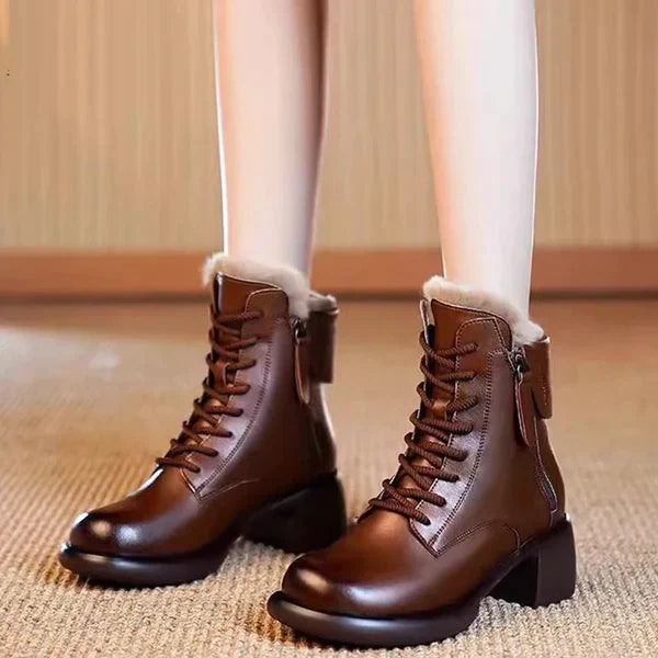 Stilvolle Stiefel Mit Reißverschluss