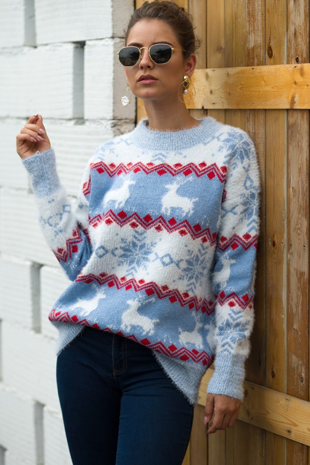 Pullover Mit Strickdetails İm Stilvollen Design
