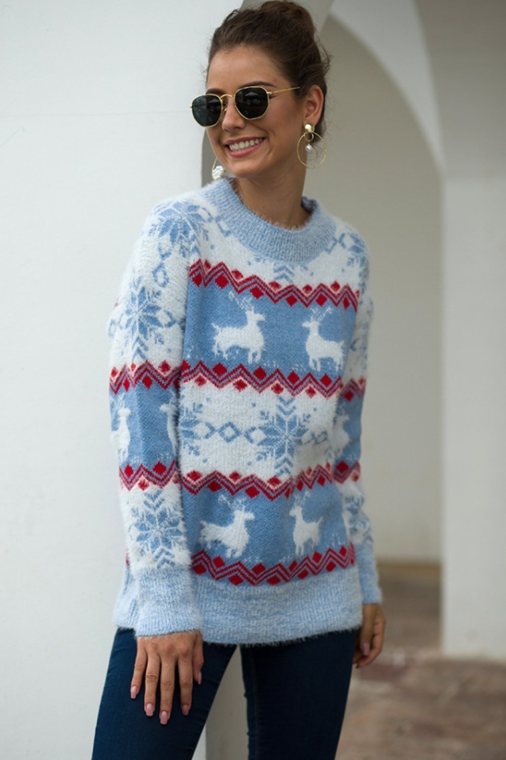 Pullover Mit Strickdetails İm Stilvollen Design