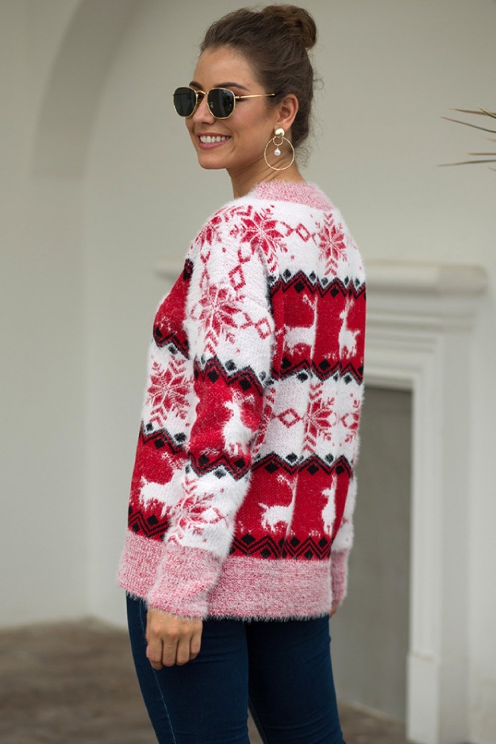 Pullover Mit Strickdetails İm Stilvollen Design