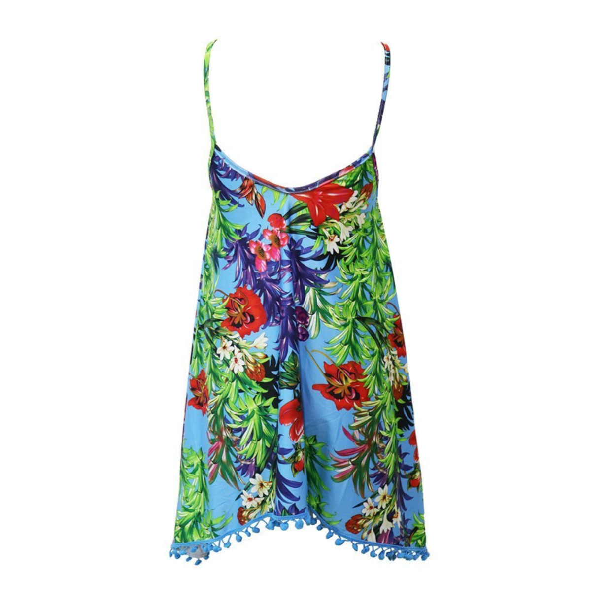 Rückenfreies Minikleid Mit Blumenmuster