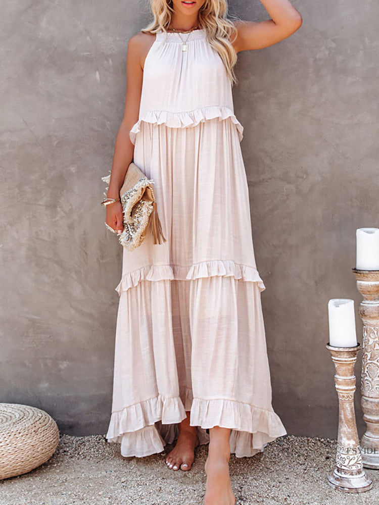 Ärmelloses Maxikleid Für Den Sommer