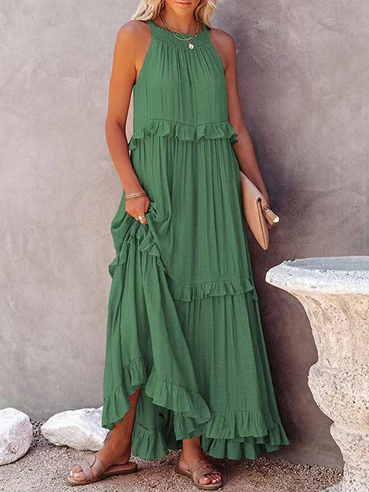 Ärmelloses Maxikleid Für Den Sommer