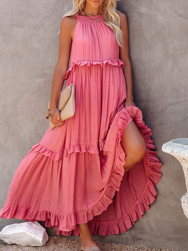 Ärmelloses Maxikleid Für Den Sommer