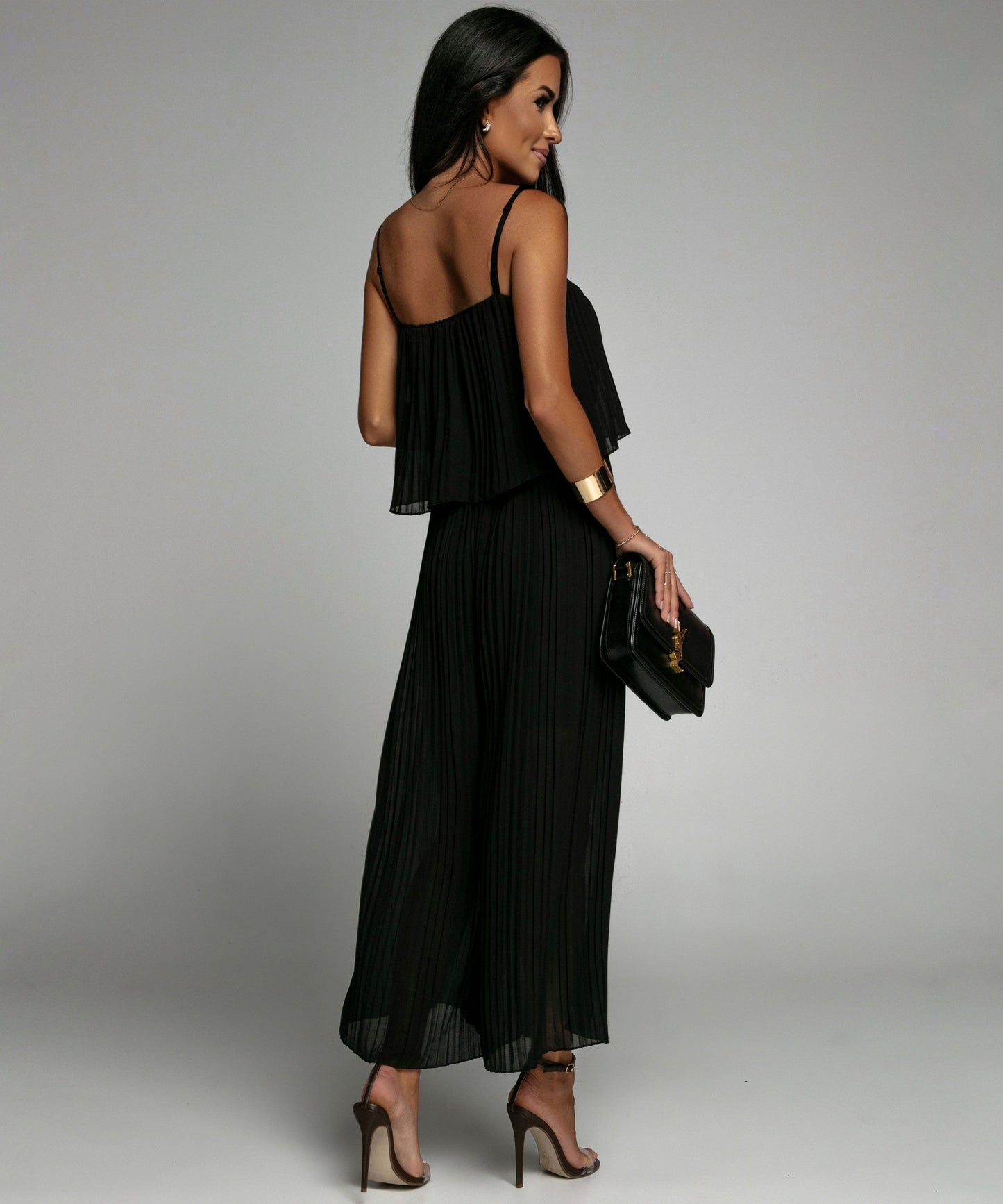 Stilvoller, Eleganter, Tief Ausgeschnittener Jumpsuit