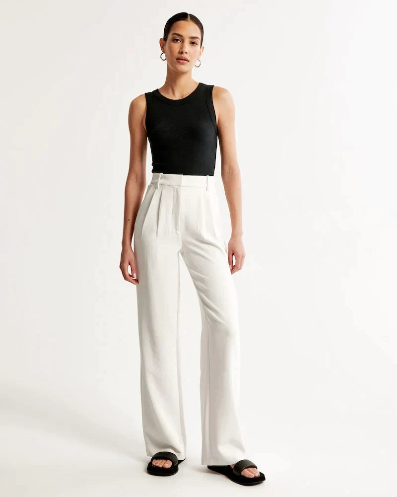 Stylische Design-Stoffhose