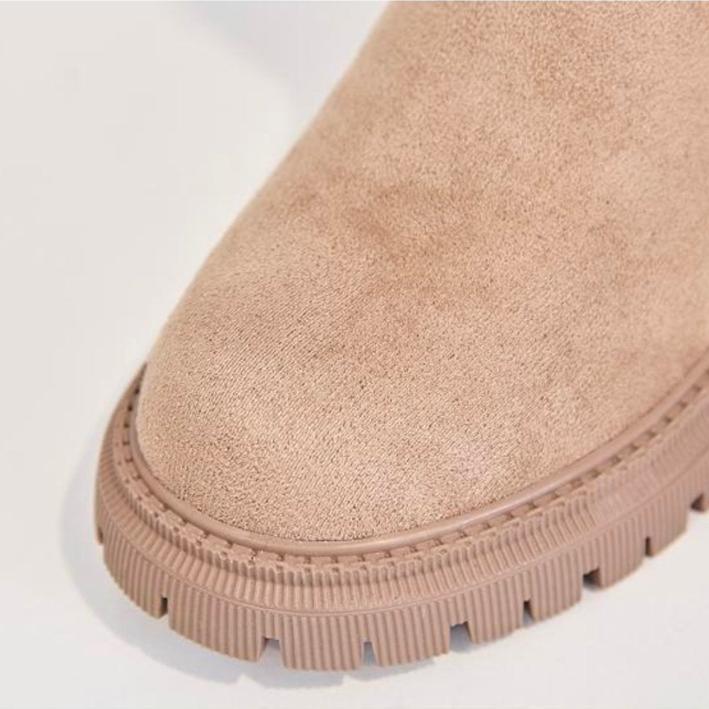 Elegante Stiefel Mit Reißverschluss-Detail