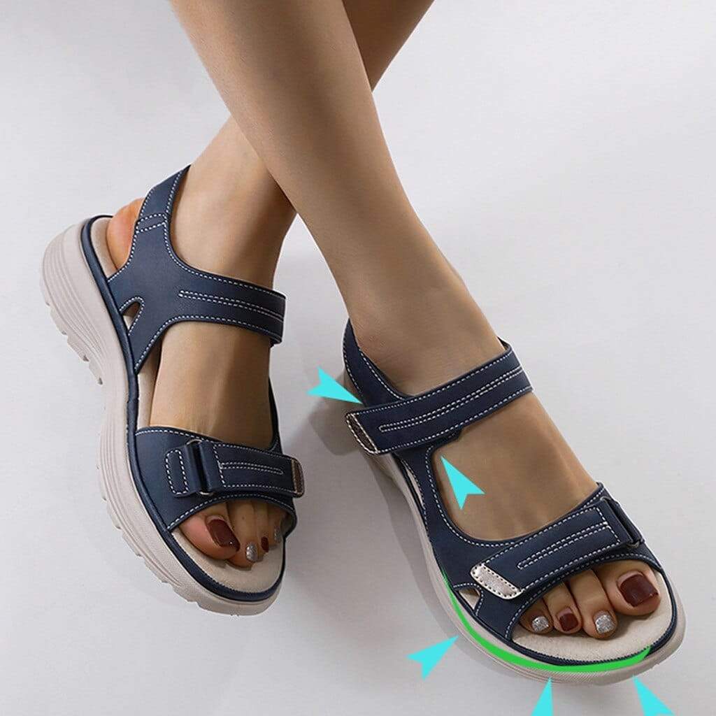 Orthopädische Damensandalen – Verstellbare Riemen Für Maximalen Komfort