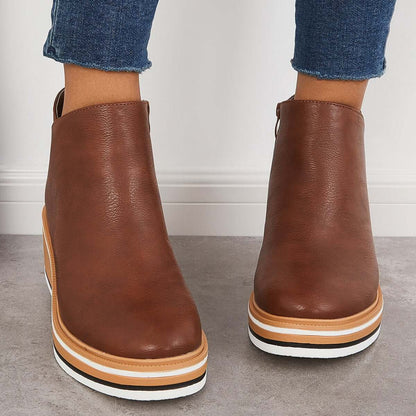 Stiefel Mit Reißverschluss İm Eleganten Design