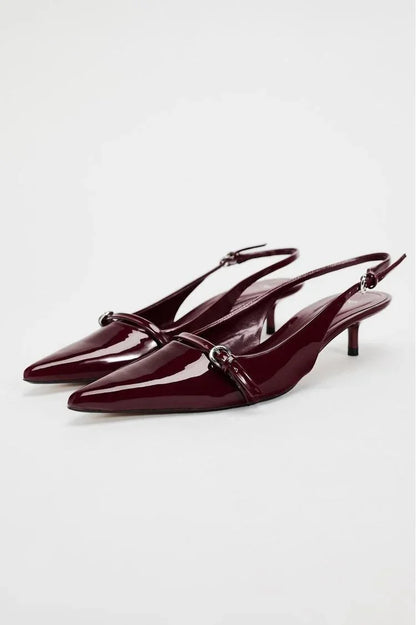 Elegante High Heels Mit Spitzer Spitze