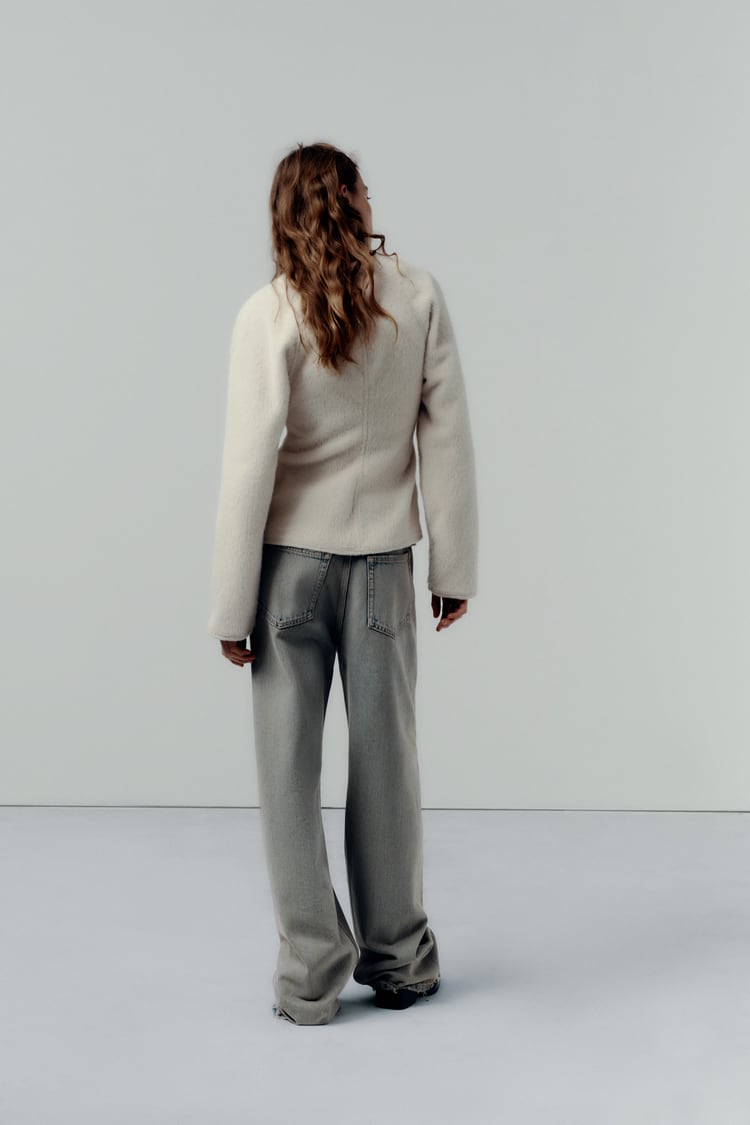 Stylische Jacke Mit Lederschnallen-Design