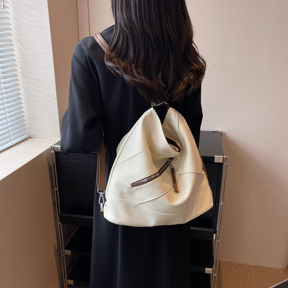 Tasche Aus Kunstleder Mit Rautenmuster