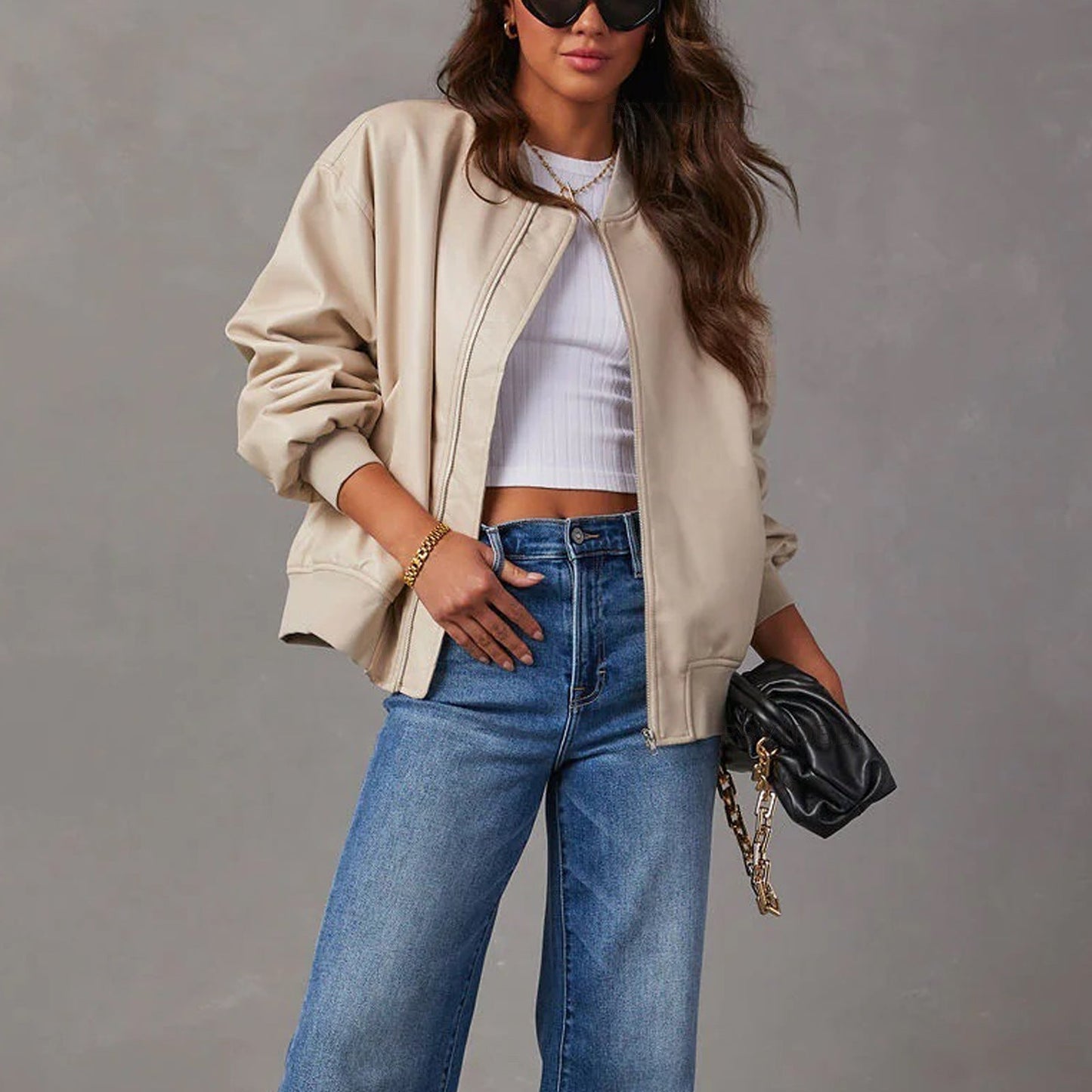 Stilvolle Jacke Mit Schlichtem Design