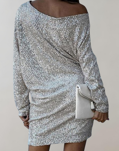 One-Shoulder-Minikleid
