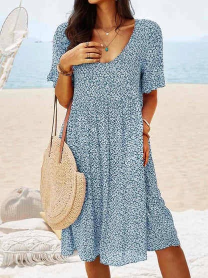 Sommerliches, Geräumiges Midikleid