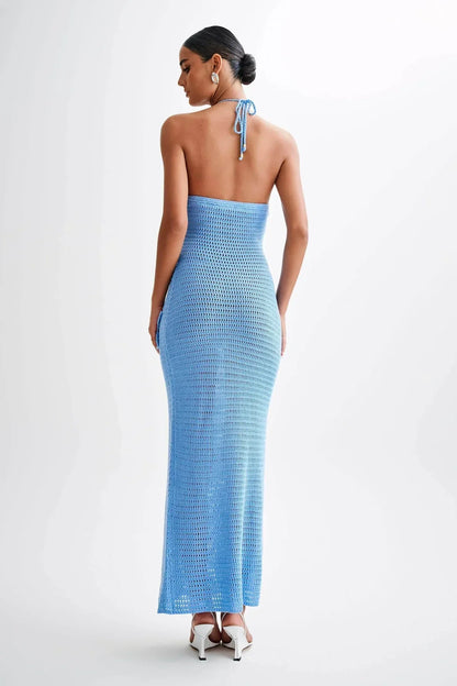 Maxikleid Aus Spitze Mit Blumendetail