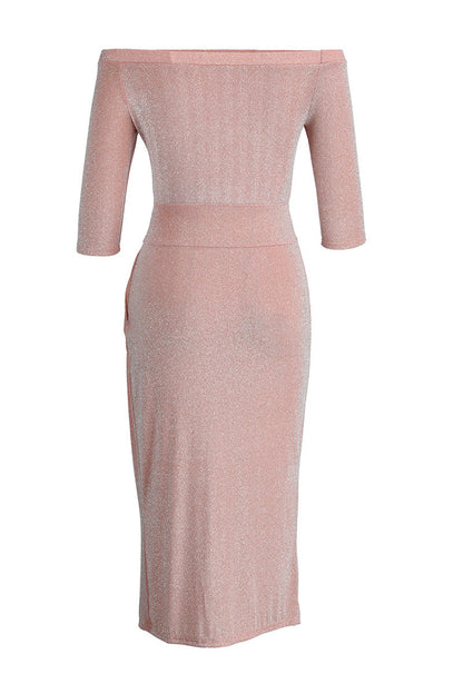 Maxikleid Mit Schlitzausschnitt