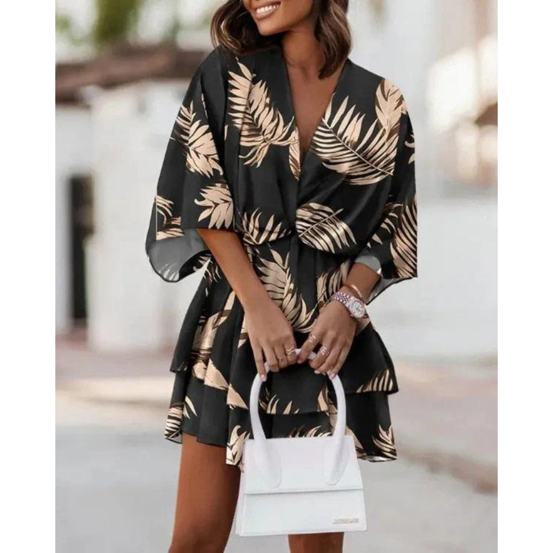 Buntes Damen Sommer Minikleid
