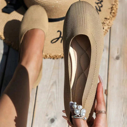 Orthopädische Ballerinas Für Damen – Weiche Sohle Und Atmungsaktives Design