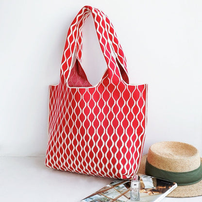Tasche Mit Wellendesign