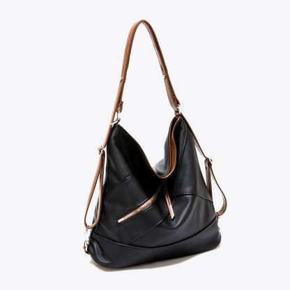 Tasche Aus Kunstleder Mit Rautenmuster